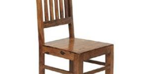 Sheesham Wood Cube Dining Chair
