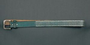 Vintage Rugged Leather Jean Belt