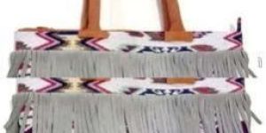 LADY Leather Strip Handbags Bag