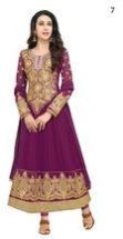 Semi Semi-Stitched Anarkali Salwar Kameez