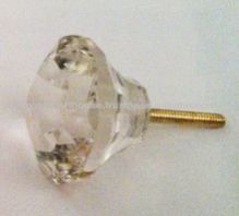 Clear Glass Knobs and Pulls for Drawers