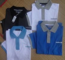 100% cotton knited solid dyed blank Polo shirts