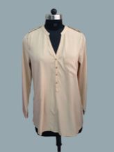 POLYESTER BEIGE LONG SLEEVE SHIRT