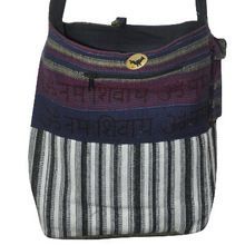 Bohemian Patchwork Block Print Hand Bag, Sling Cotton Shoulder Bag