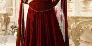 Georgette Anarkali Suit (PTAS-1027)