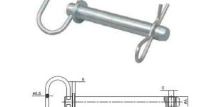 HITCH PIN WITH HAIR PIN / HITCH PIN WITH R PIN