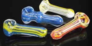 Pot Glass Pipes Twister Glass Spoon