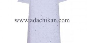 Embroidered White Cotton Lucknow Chikan Unstitched Kurta
