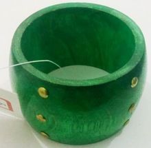 Wooden Bangles with a Design for Women