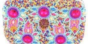 Designer Beaded Clutch