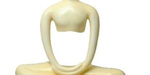 Modern Yoga Statue in Meditation Position
