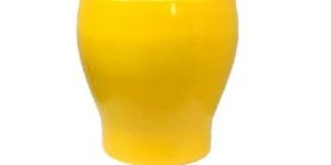 Yellow Round Shaped Plant Pot