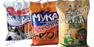 Multicolor BOPP Woven Bag with Handle AND D-Cut