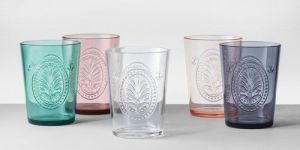 Colored Drinking Glass