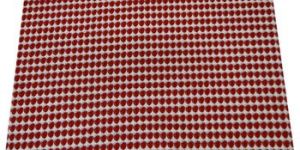 Cotton Polyester Blend Apple Print Fabric