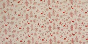Dressmaking White Cotton Designer Printed Fabric