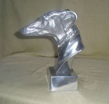 Metal Greyhound Head