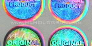 Dot Matrix Kinematic Hologram Sticker