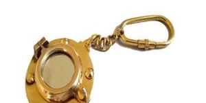Brass Porthole Key Chain