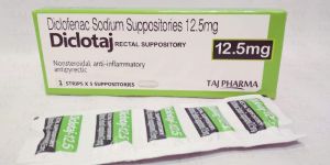 Diclofenac Sodium Suppositories 12.5mg (Dicotaj 12.5)