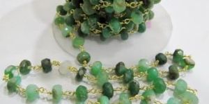 Chrysoprase Beaded Rosary Chain