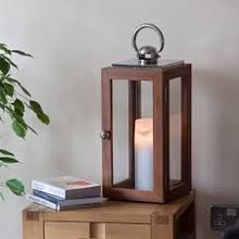 Wooden and Steel Lantern
