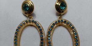 Horn Brass Earrings