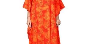 Multi Color Printed Rayon Soft Cotton Free Size Kaftans Kurtas for Women