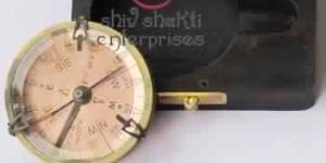 Antique Compass with Box