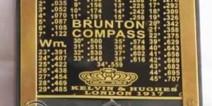 Natural Sines Brunton Compass