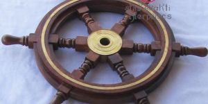 Wooden Ship Wheel