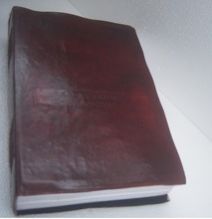 Refillable Handmade Leather Journal in Brown Color
