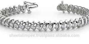 White Gold Tennis Bracelet