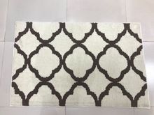 Machine Woven Multicolor Anti Slip Cotton Bath Mat