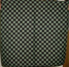 Check Bottle Green Black Head Scarves