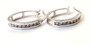 White Gold Earrings