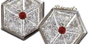 Diamond Cufflinks Octagon