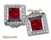 Mens Cufflink Roman Red
