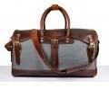 LEATHER/CANVAS TRAVEL BAG