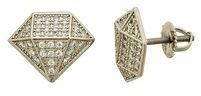 Diamond Shape CZ Earring