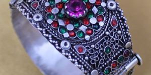 925 Silver Afghan Bangle