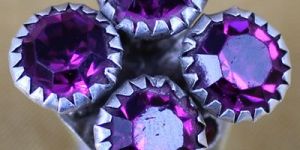 Sterling Silver Red Stone Ring