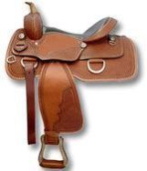 Synthetic Western Horse Saddle Leather