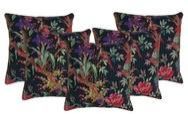 Handmade Kantha Pillow Cover Indian Bird Print Cushion Cover