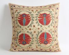 Embroidered Throw Pillow Case Cover