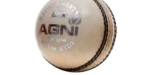 BDM Agni White Cricket Leather Ball
