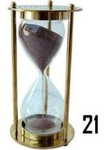 Brass Collectible Sand Timer 5 Minutes