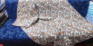 Sari Quilted Blanket Reversible Square Quilting Sofa Cover