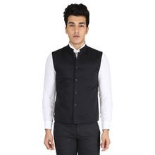 Easies Black Branded Mens Latest Waistcoat