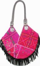Cotton Banjara Leather Gypsy Bag